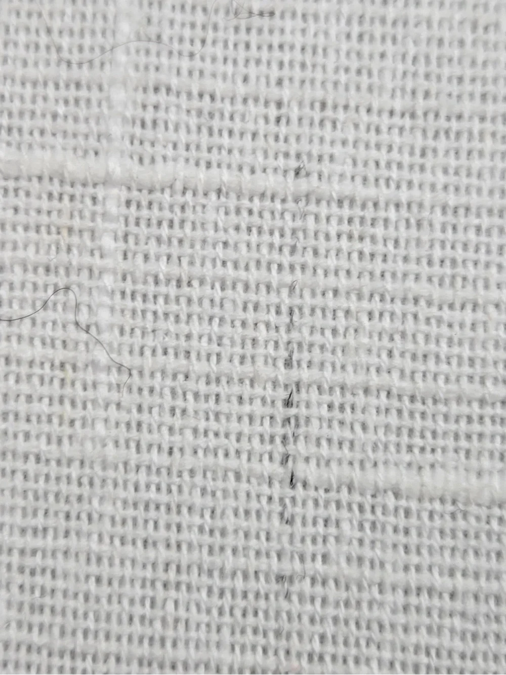 QUINCE Set Of 2 48x96 Cotton Slub Blackout Curtains White 0741